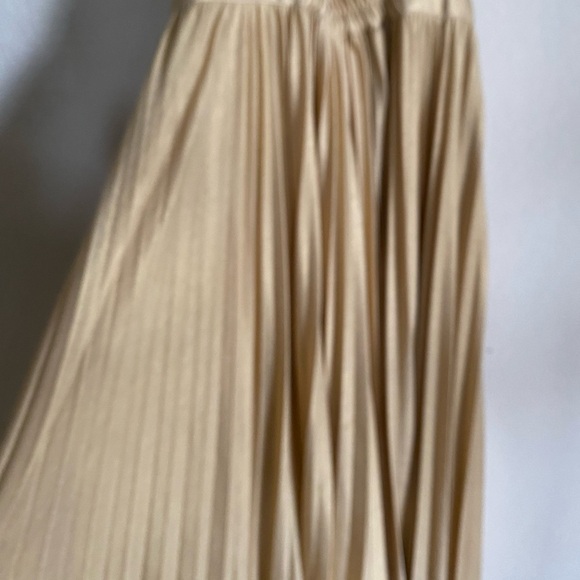 SOLD! Anthropologie Verb by Pallavi Singhee Pleated Elegant HalterDress Size 16P - Picture 11 of 12